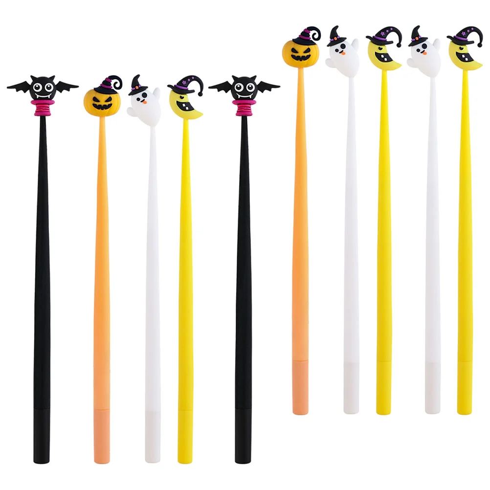 

Ручка в виде тыквы для Хэллоуина, офисные ручки для Хэллоуина, искусственные сувениры, восхитительный гель для письма с мультяшным рисунком