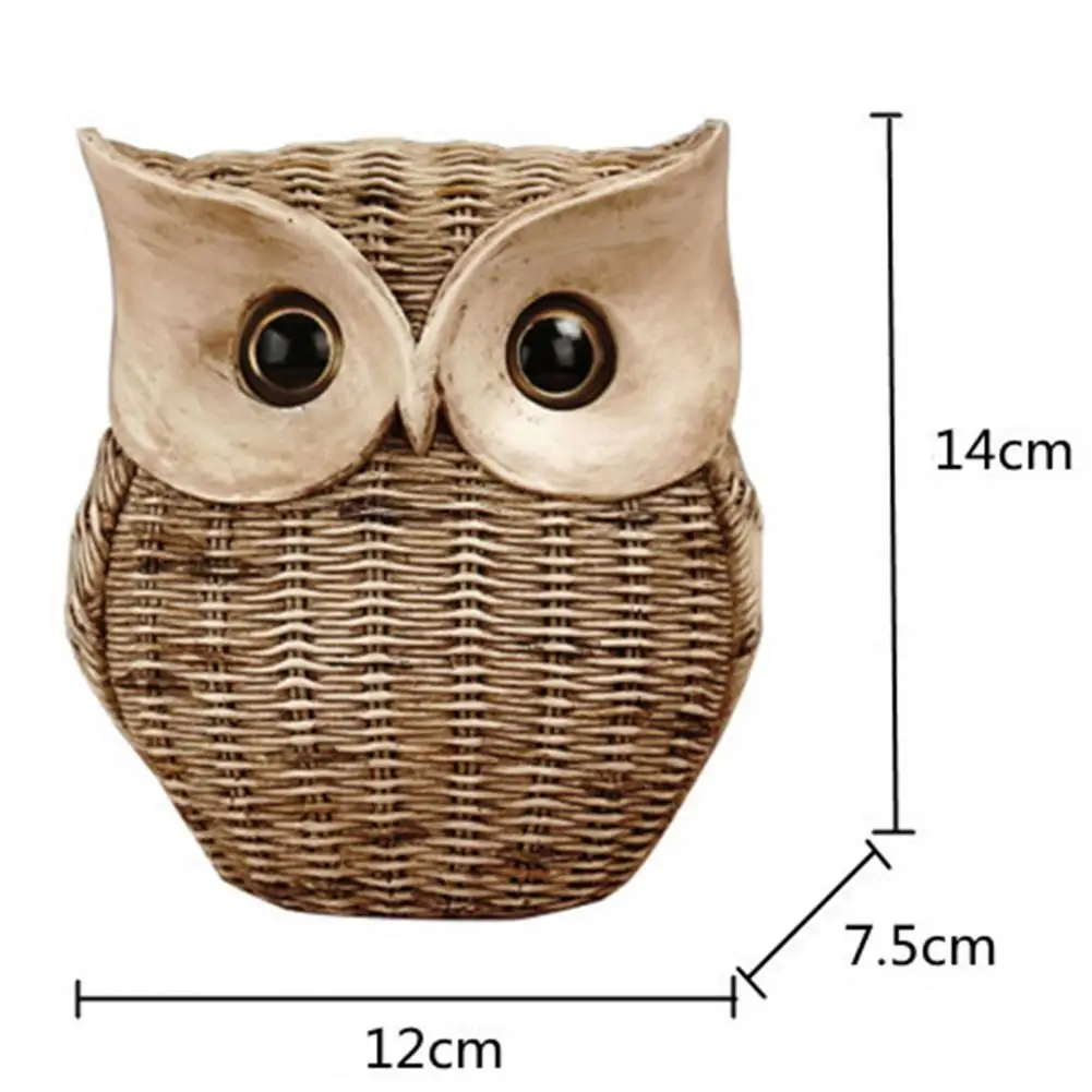 Миниатюрные фигурки в скандинавском стиле с совами украшение для дома гостиной