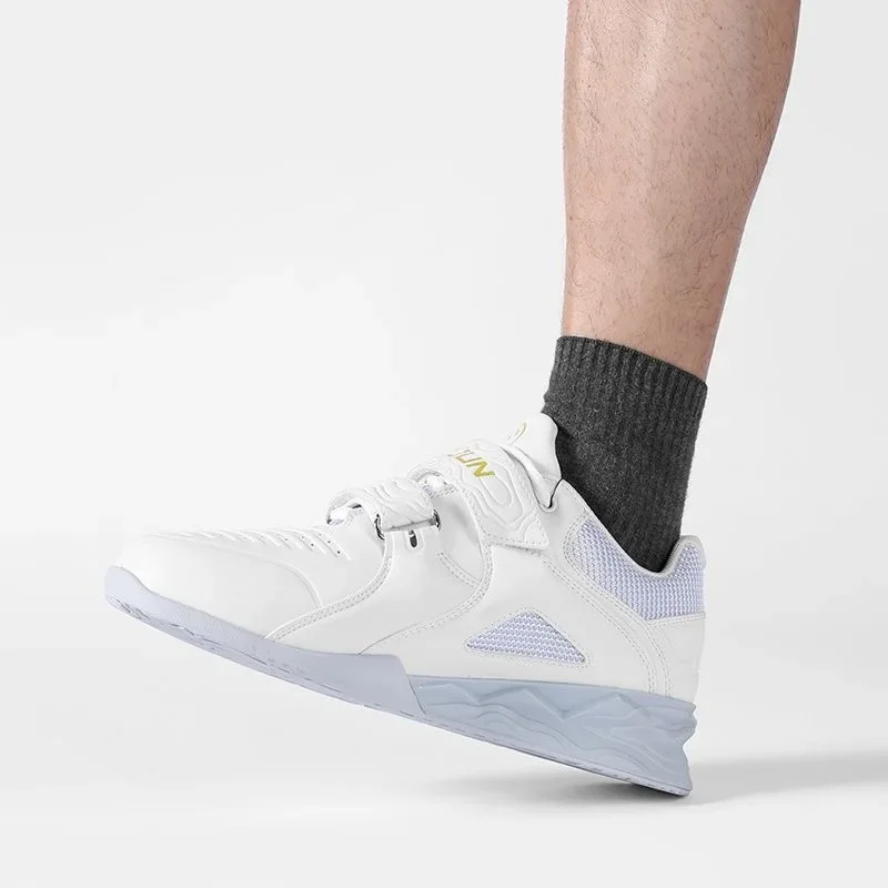 Фото Профессиональные кроссовки для приседаний и тяжелой атлетики, мужские черные спортивные кроссовки, обувь для тренировок по тяжелой атлетике, мужские кроссовки для занятий в зале №3