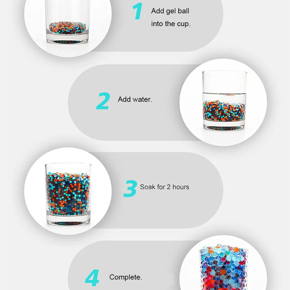 110 г бластер боеприпасы водяной шар шарики для Игрушечного Пистолета Пули Glock