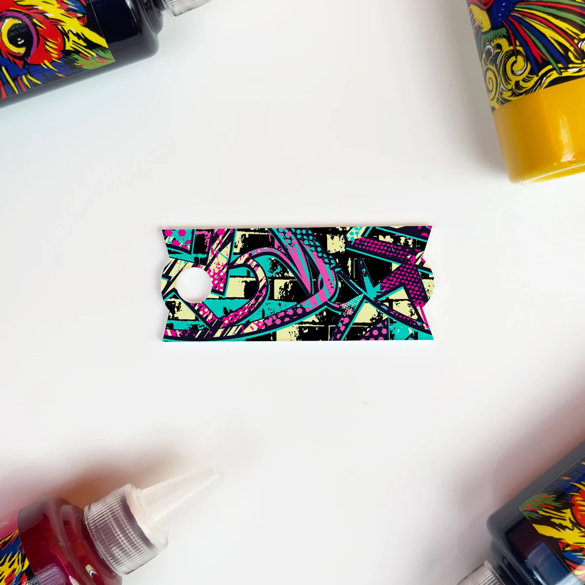 Tag1-graffiti #055 CupTop Creations стакан табличка с именем 40 унций украшение крышки бутылки