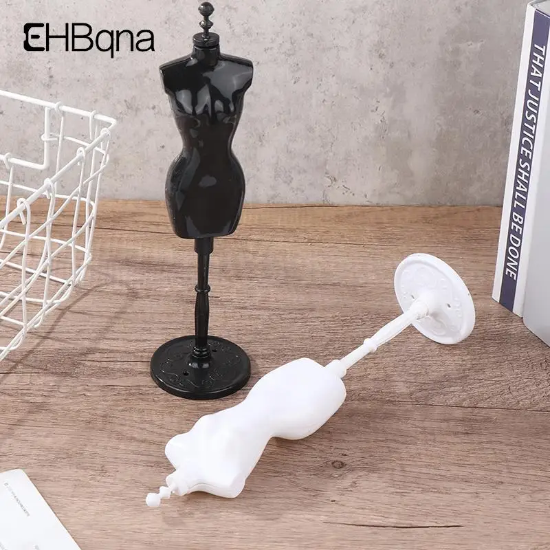 Mini Clothes Display Holder Hanger Support For Doll Clothes Outfit Dress Mannequin Model Stand For Dollhouse 1/6 Dolls Accessory