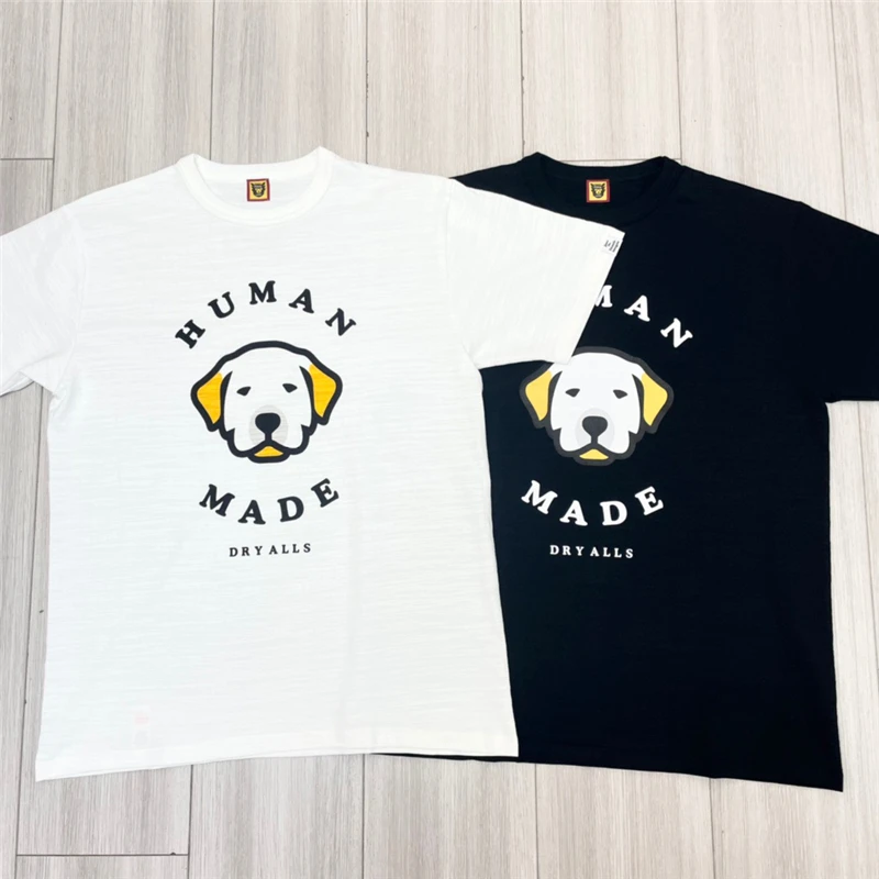 

22FW NEW TOP fashion Dog Print HUMAN MADE T-shirt Men Women 1:1 Best Quality Short Sleeve T Shirt Tee