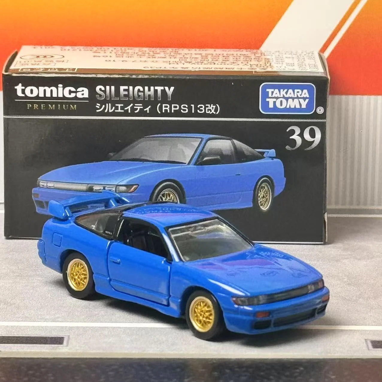 Фото Takara Tomy Tomica Premium No.39 Nissan Sileighty RPS13 Kai Initial D 1:62 Автомобиль Детские игрушки Моторный автомобиль Литая под давлением металлическая модель для мальчика №3