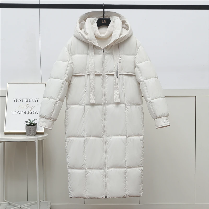 Модная женская верхняя одежда до-20 градусов Длинные парки зимние женские длинные