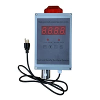 factory price wall mounted led display ozone monitor o3 gas leak detector