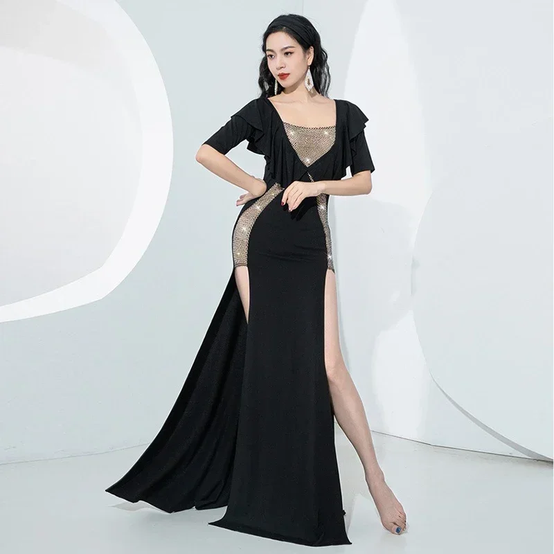 Костюм для танца живота Baladi Женский тренировочный костюм с принтом Shaabi одежда