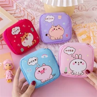 women small lipstick storage bag coin money card tampon storage bag napkin organizer cosmetic bags sanitary pad pouch