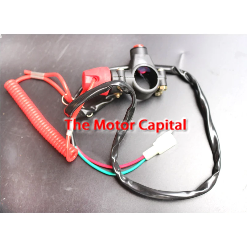 

free shipping for Engine Urgent Emergency Kill Stop Switch Closed Safety Push Button for 2 stroke Pocket Mini Dirt Bike ATV Qua