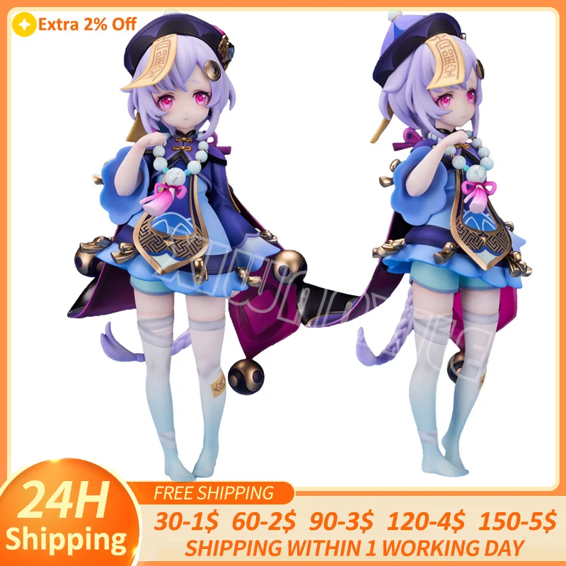 

23cm Qiqi Genshin Impact Anime Figure Genshin Impact Klee Action Figure Hu Tao/Paimon Figurine Collection Model Doll Toys Gifts