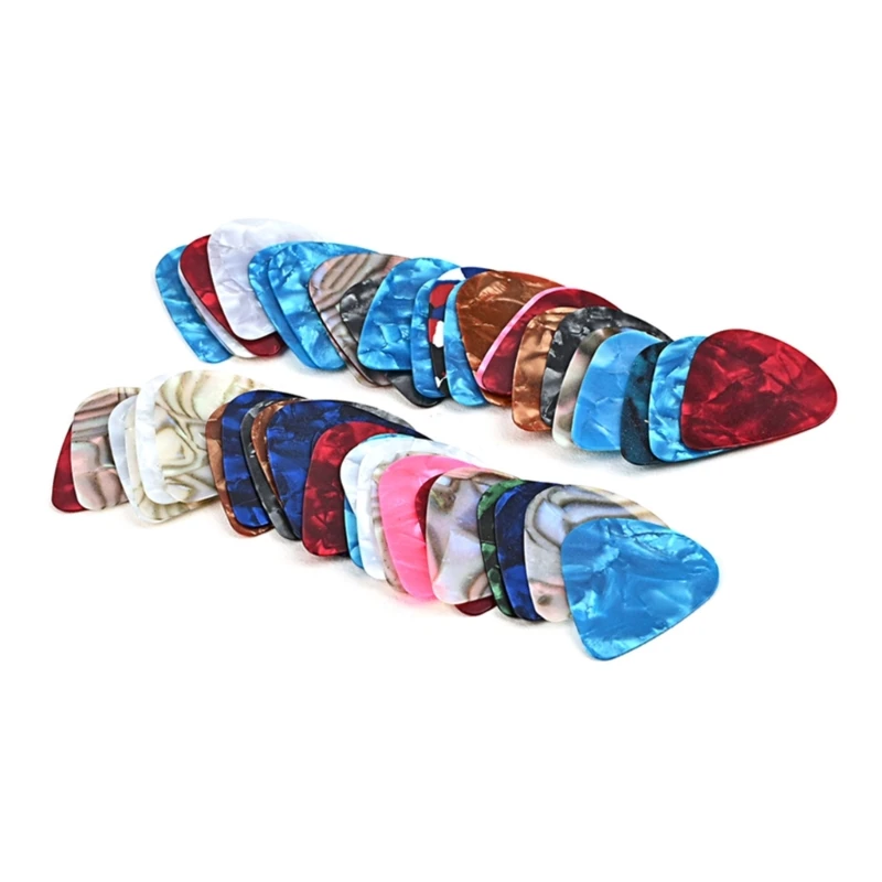 50 шт. медиаторы практичные целлулоидные 0 46 мм аксессуары для гитары бас-гитар