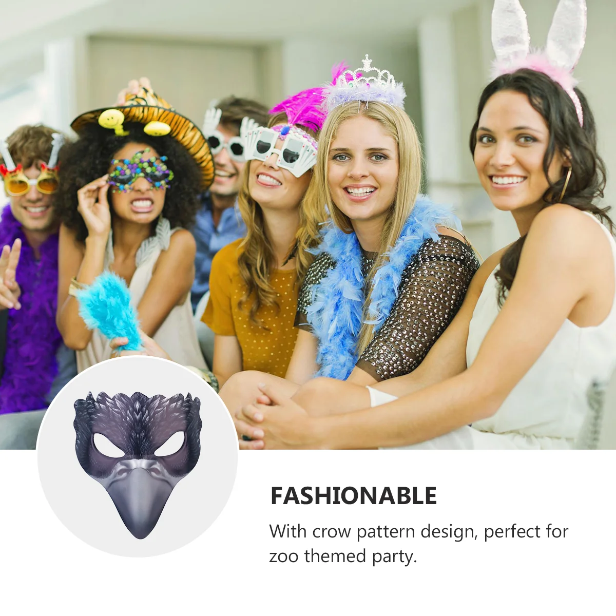 Украсьте маску вороны мужские костюмы на Хэллоуин половина Евы рогатый маскарад