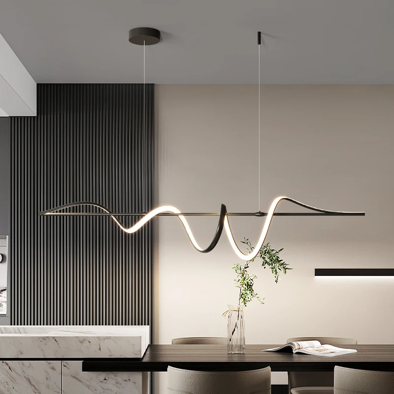 Современные подвесные светильники для столовой освещение островка стола