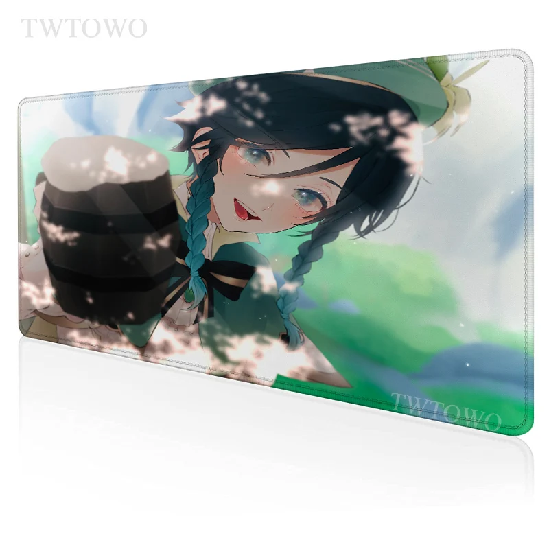 

Коврик для мыши Genshin Impact Venti Gamer XL HD новый коврик для мыши XXL коврик для мыши офисный Мягкий Нескользящий Коврик для ноутбука