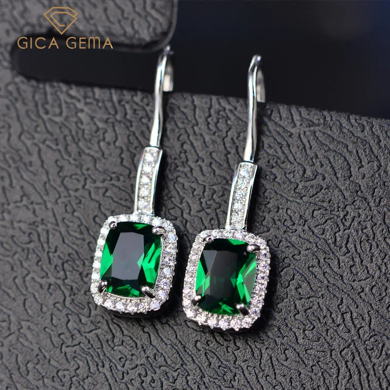 

Женские серьги-подвески из серебра 925 пробы, 6 цветов