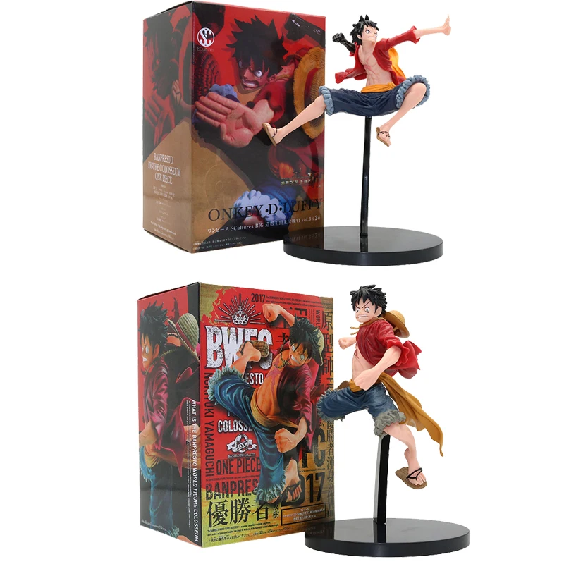 

17.5/18cm One Piece Monkey D Luffy Figure Anime Manga Luffy Fist Winner Collection Action Pvc Model Toys Kids Gift