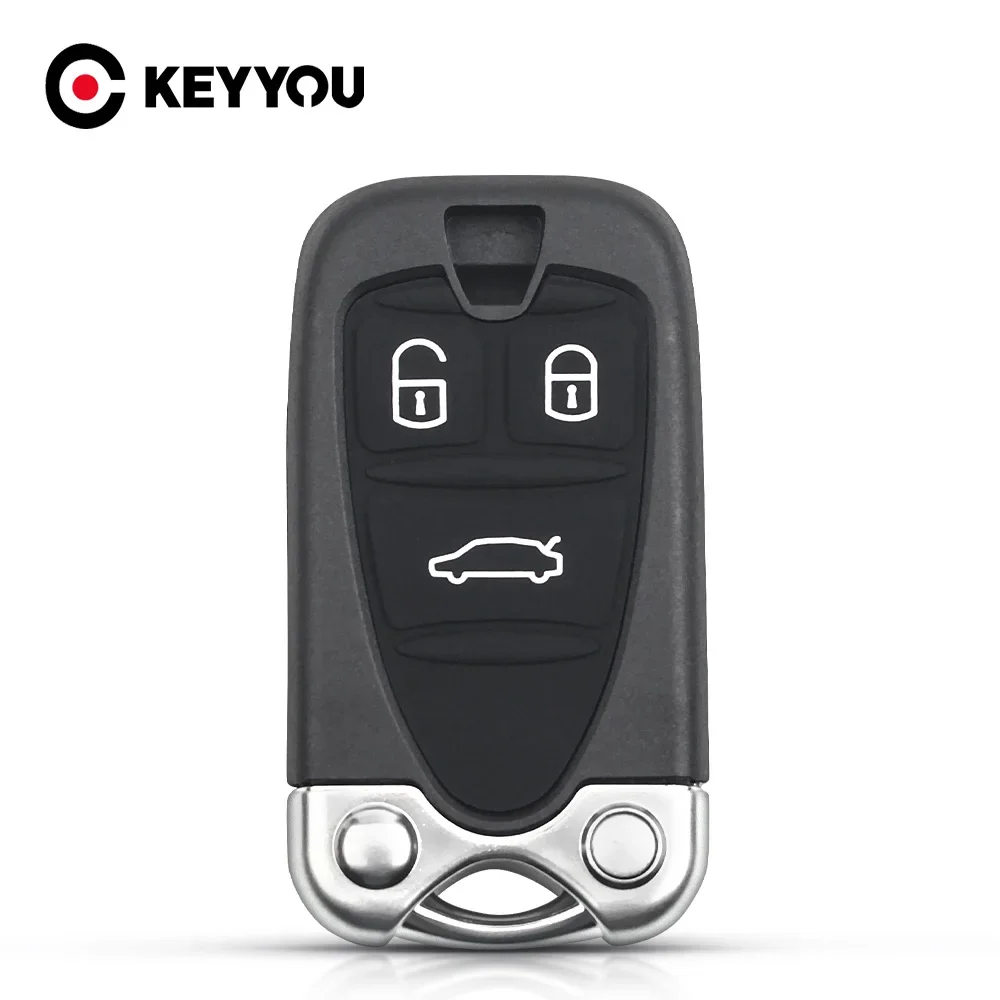 

KEYYOU 1 Шт. Новый Чехол Для Автомобильного Ключа С Дистанционным Управлением Для Alfa Romeo 159 Brera 156 Spider С 3 Кнопкам...