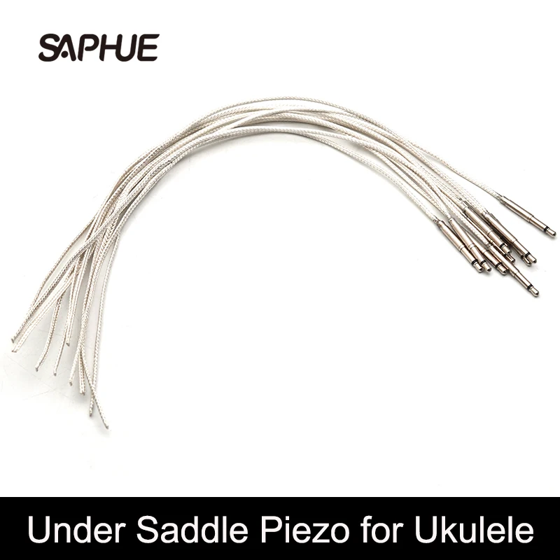 

1/5/10pcs High Sensitive Ukulele Mini Guitar Transducer Picup Piezo Under Bridge Saddle Pickup Soft Piezo Cable for UK EQ