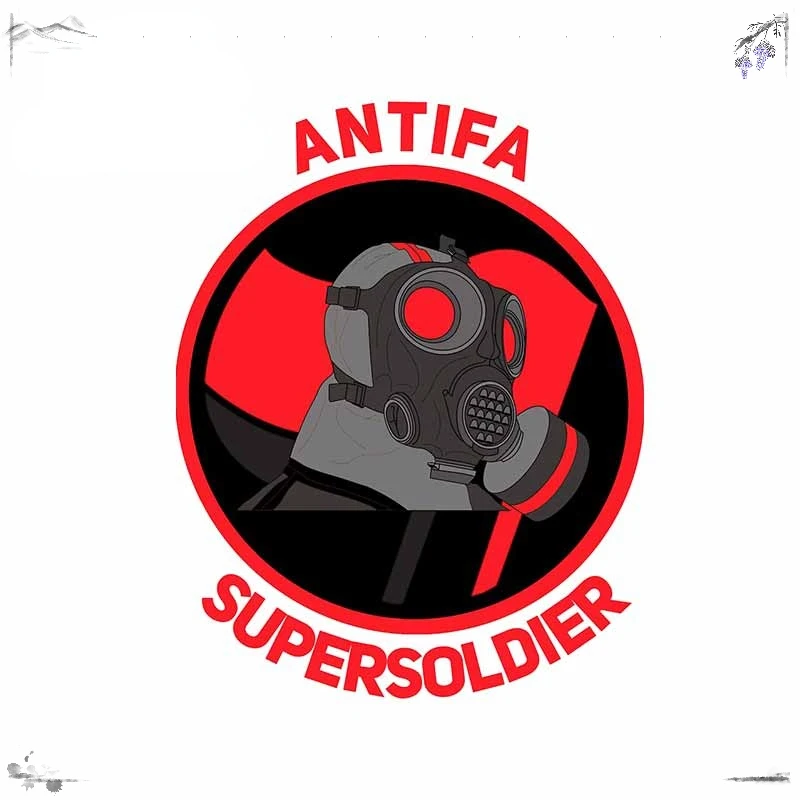 13 см х 10 1 для Antifa Supersoldier автомобильные наклейки кондиционер холодильник наклейка