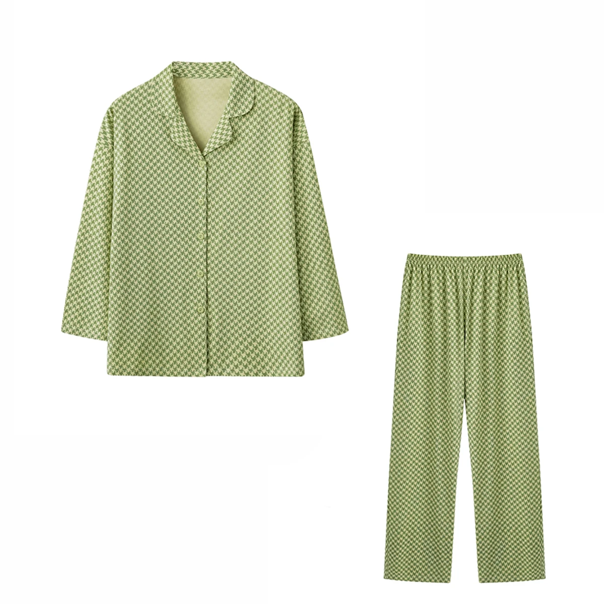 

NIGO Silk Long Sleeved lLong Pants Pajama Set #nigo57694