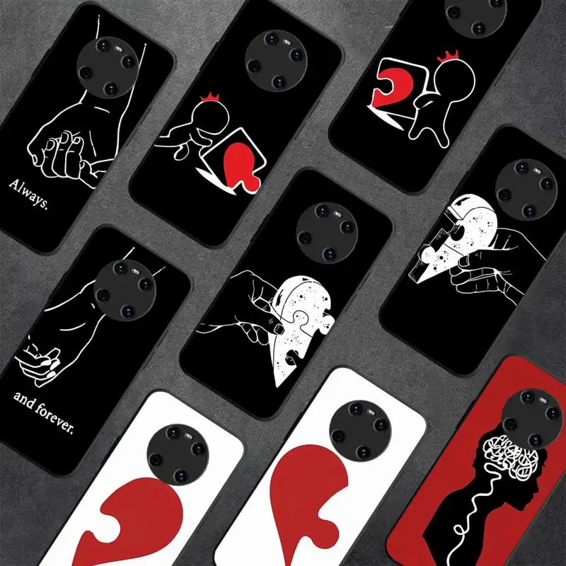 

Forever Always Couple Phone Case For Huawei Y 5 Y6 2019 Y5 2018 Y9 2019 Luxury case for 9prime2019