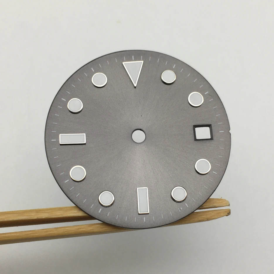 No Logo The 28.5mm Watch Dial  Replaces The Modified Dial Luminescent and Literally for NH35A Calibre CA6 Men Watch Accessories