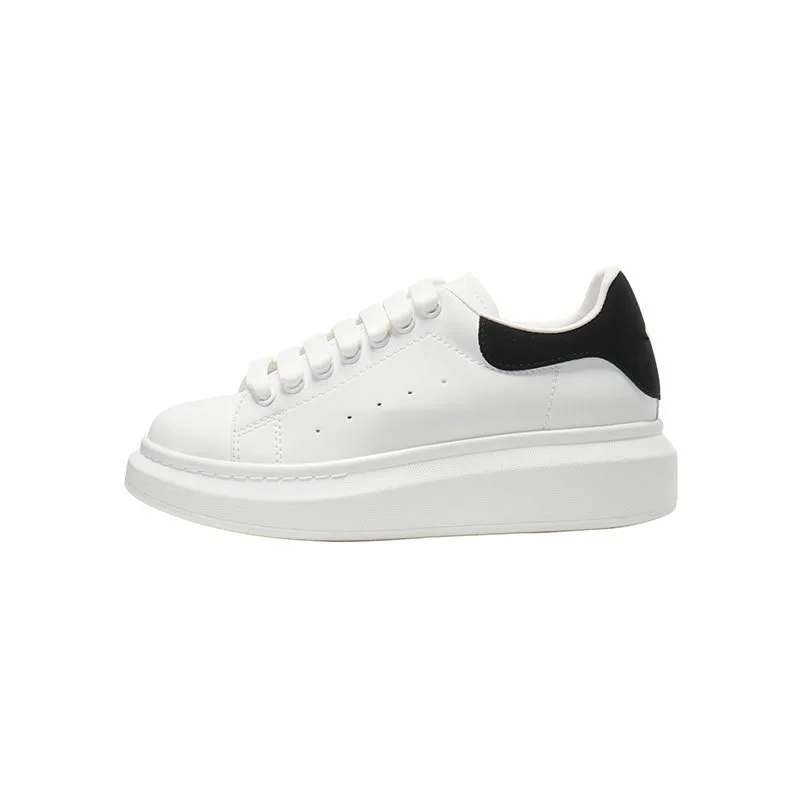 

Unisex Luxury Brand Design Genuine Leather Men Platform Casual Sneakers Autumn Fashion Sports Male Vulcanized Women Shoes