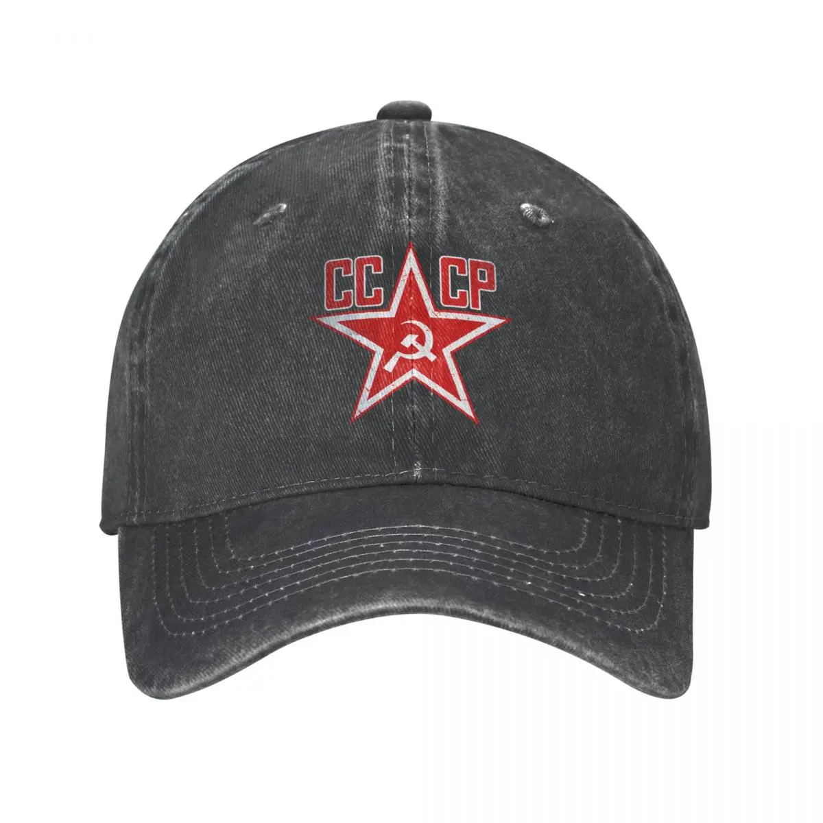 

2022 New Russian Soviet CCCP Denim Baseball Cap Snapback Hat Men Women Army Military National Emblem Cap Summer Casquette Gorras