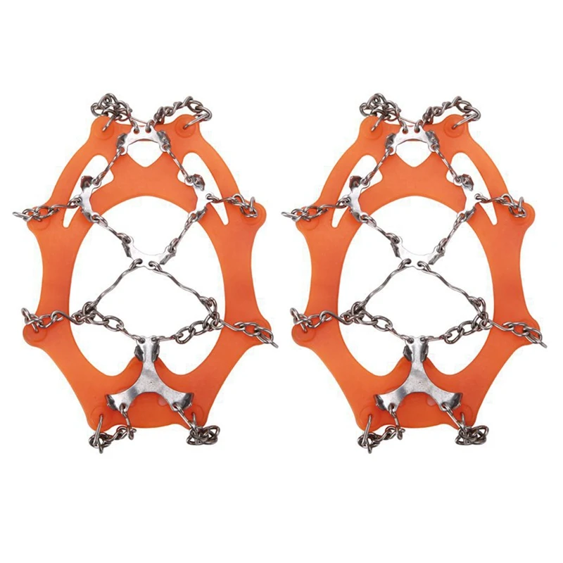 

Crampons Ice Traction Cleats 12Teeth Anti Slip Microspikes For Walking Jogging Climbing Hiking On Snow Unisex
