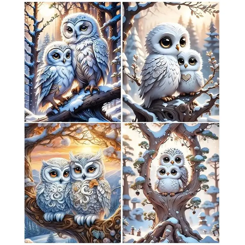 Картина из страз CHENISTORY 5d сделай сам полноразмерная и круглая Алмазная вышивка с