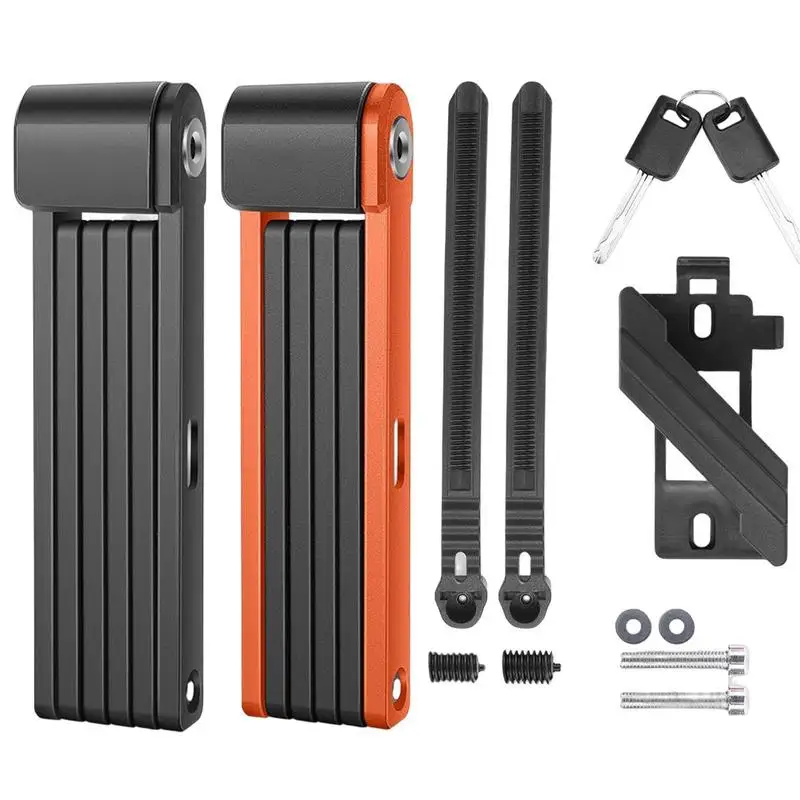 

Bicycle Lock Foldable Bike Lock MTB Road Fold Lock High Security Anti-Theft Scooter Electric E-Bike Bicycle Accessories