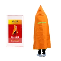 fire fighting essentials emergency survival fire blanket double layer fireproof cloak flame retardant clothing hoodie for men