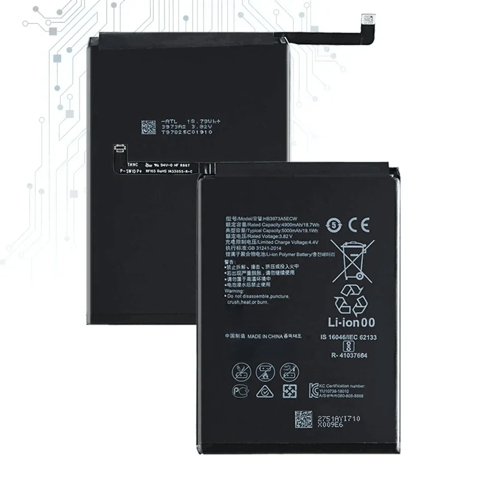 Аккумулятор HB3973A5ECW/HB4073A5ECW 5000 мАч для Huawei Mate 20 X 20X/для Note 10 Note10/для Honor 8X Max 8Xmax Bateira