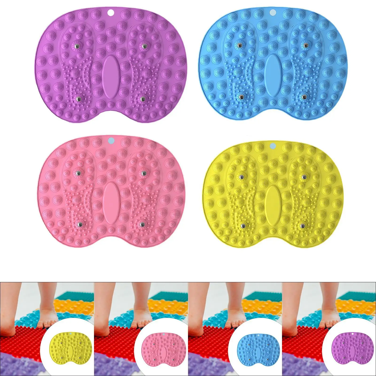Текстурированный сенсорный коврик тактильная игровая доска для акупрессуры