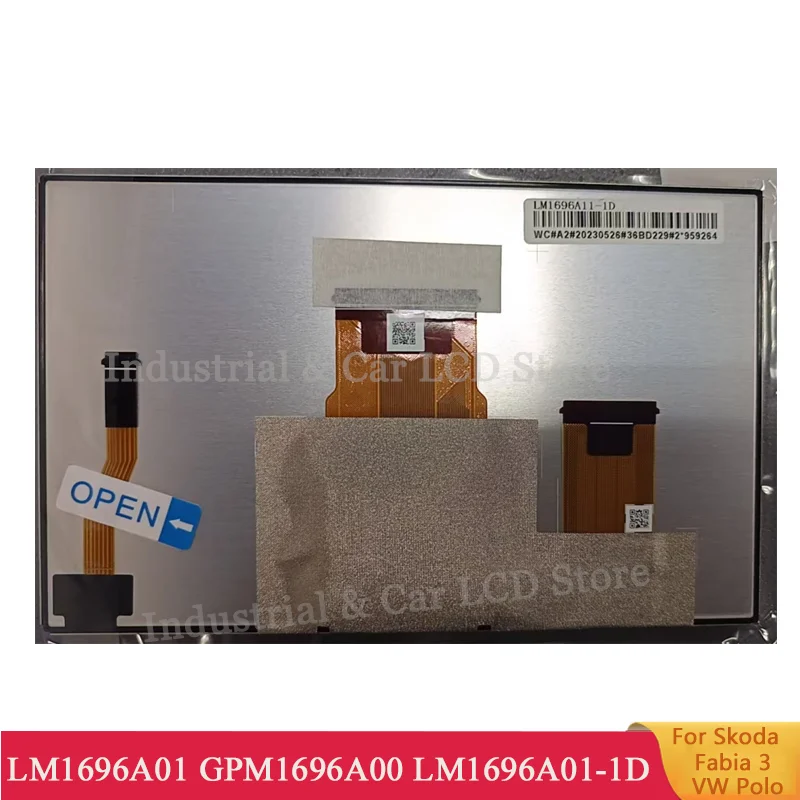 Фото Новый 6,5-дюймовый ЖК-дисплей EAT63954701 LM1696A01 GPM1696A00 GPM1696A01 LM1696A01-1D LM1696A11-1D LM1696A01-1B для Sko-da VW №5