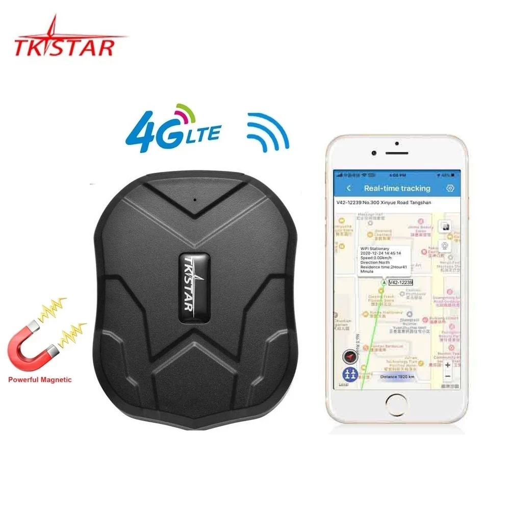 

Car GPS Tracker 4G for Vehicle TKSTAR TK905 5000mAh Magnetico GPS Locator Waterproof Shake Alarm Free APP