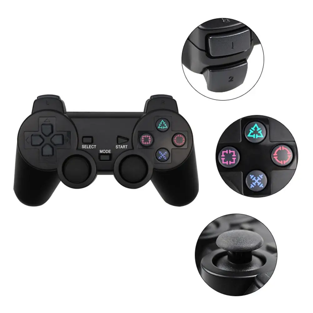 

Fast Response No Delay Wireless Gamepad Double Vibration Shock Joypad Usb Pc Game Controller For Sony Ps2 Console Joystick