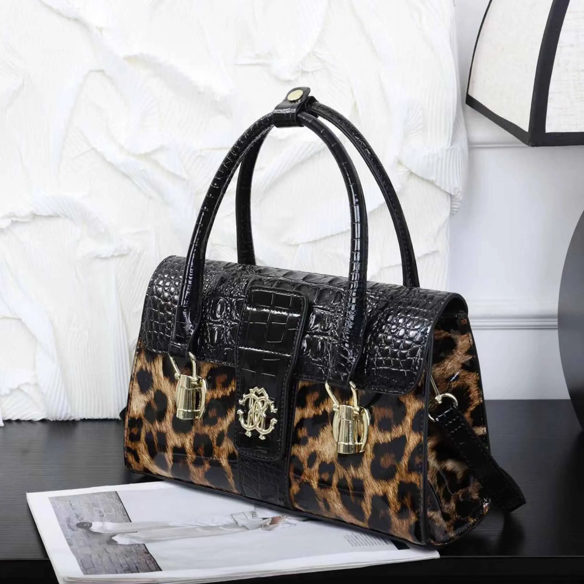

Women Top Handle Satchel Handbags Leather Bag Purses Serpentine Shoulder Messenger Bags Designer Bags Luxury Large Tote