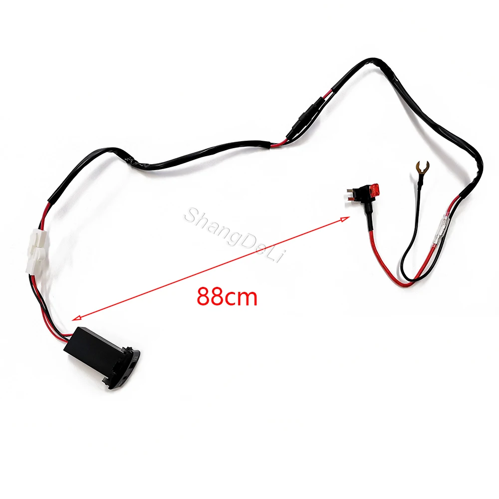 Модифицированное автомобильное быстрое зарядное устройство двойной QC3.0 PD