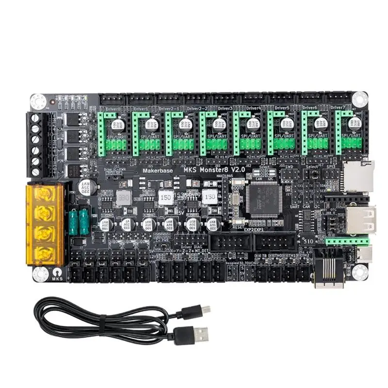 

Monster8 V2 Control Board 8 Motherboard TS35 3D Printer Dropship