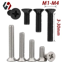 carbon steel black philips screw countersunk head 304 stainless steel m2m3m4 machine furniture computer fittings motherboard set