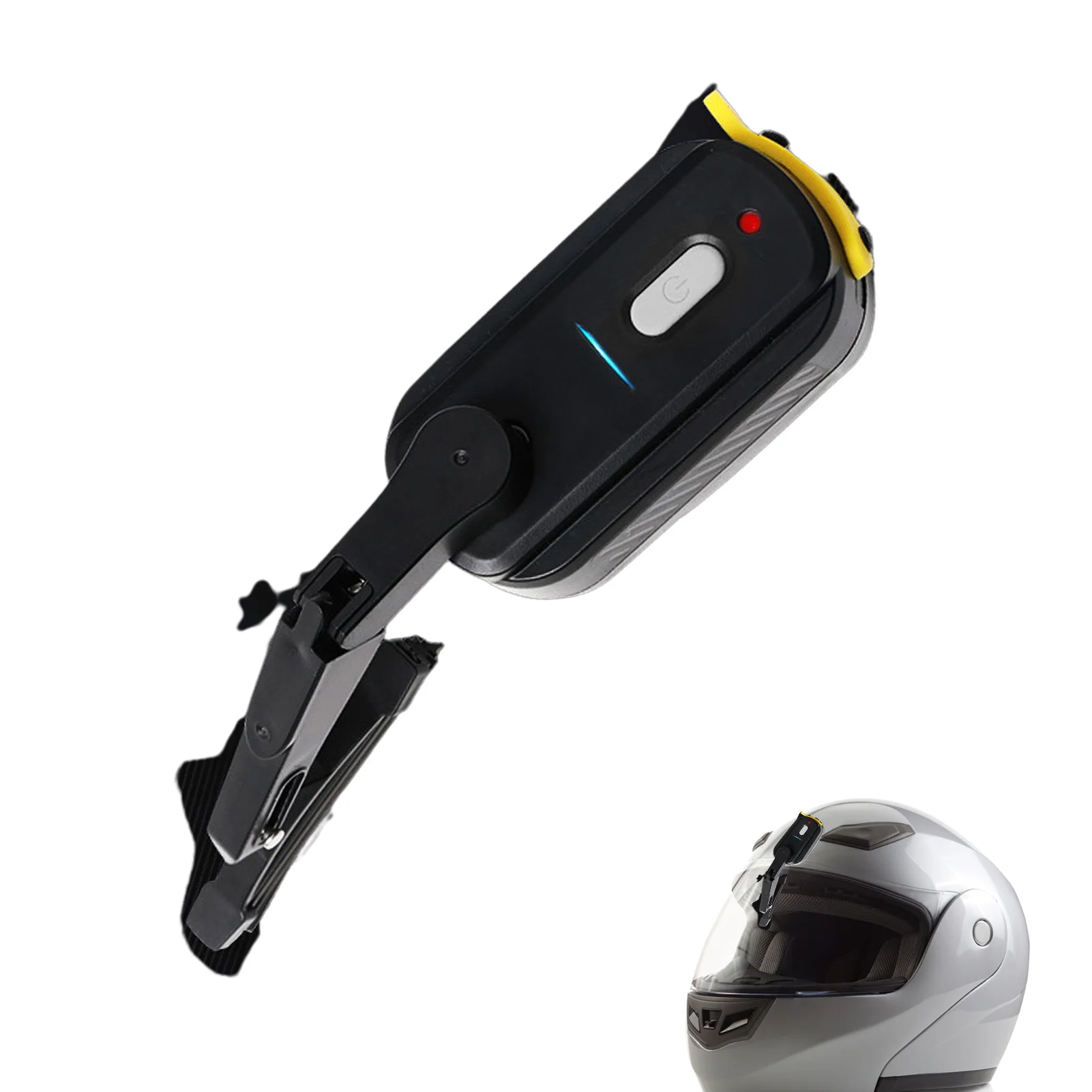 Limpiaparabrisas eléctrico para motocicleta, accesorios para casco, resistente al agua, con visera solar