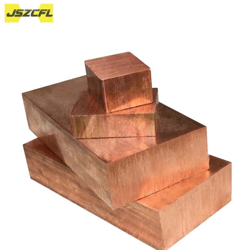 1PC 99.9% T2 Pure Copper Block Plate 6x600x600mm add 25x300x300mm Copper Cu Metal Sheet for CNC Machining Various Sizes main product image