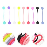 9pcs magnetic cable winders rubber cable organizer simple data cables holders