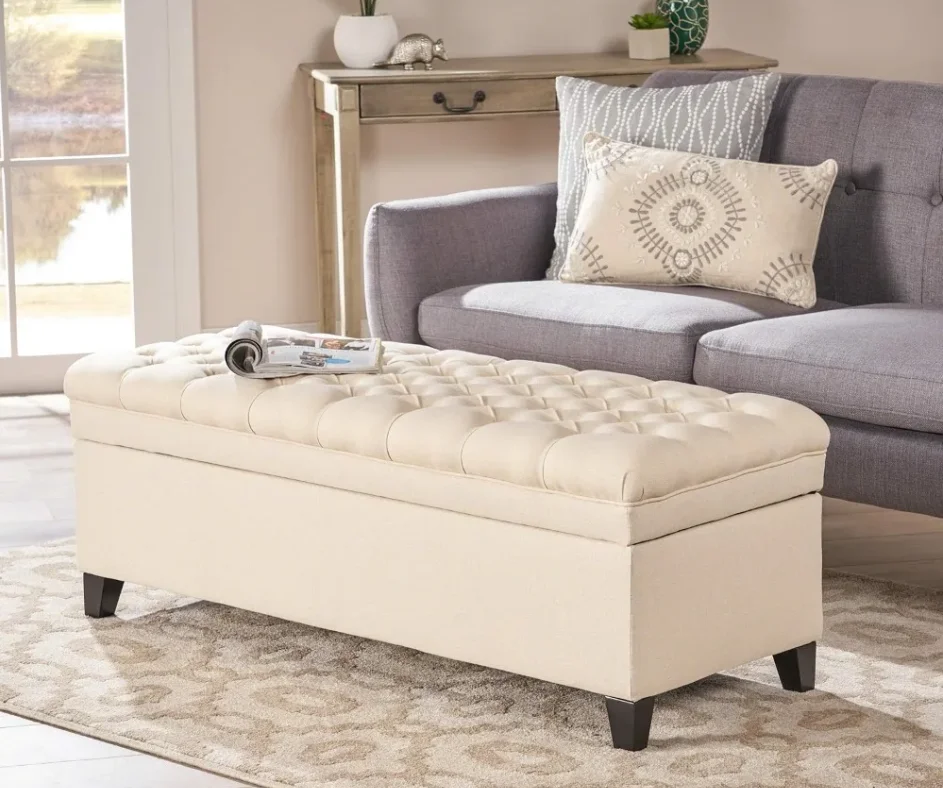 Барный стул с тканевой отделкой бежевый барный складной для макияжа