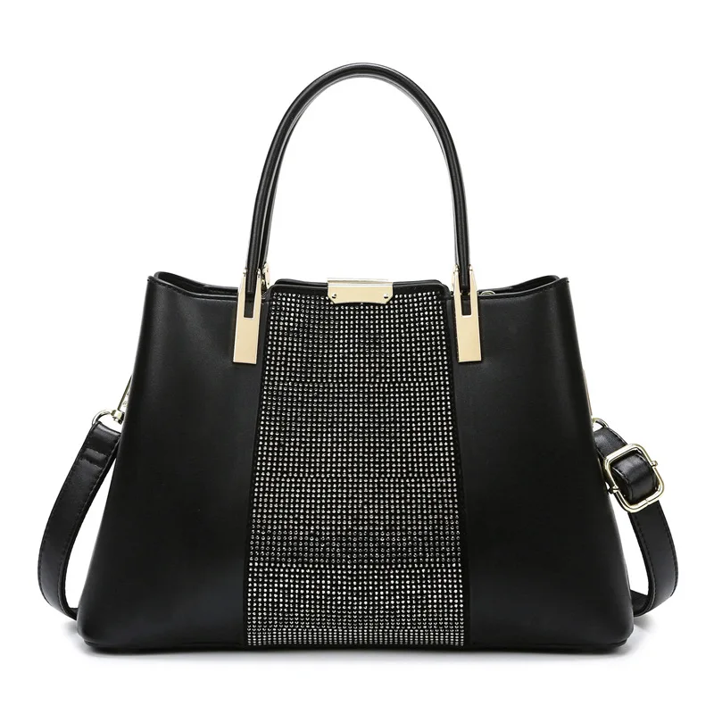 

Women Large Capacity Tote Diamond Design Ladies High Quality Handbag Ol Business Briefcase Bag Chain Shoulder Bag Sacs à Main