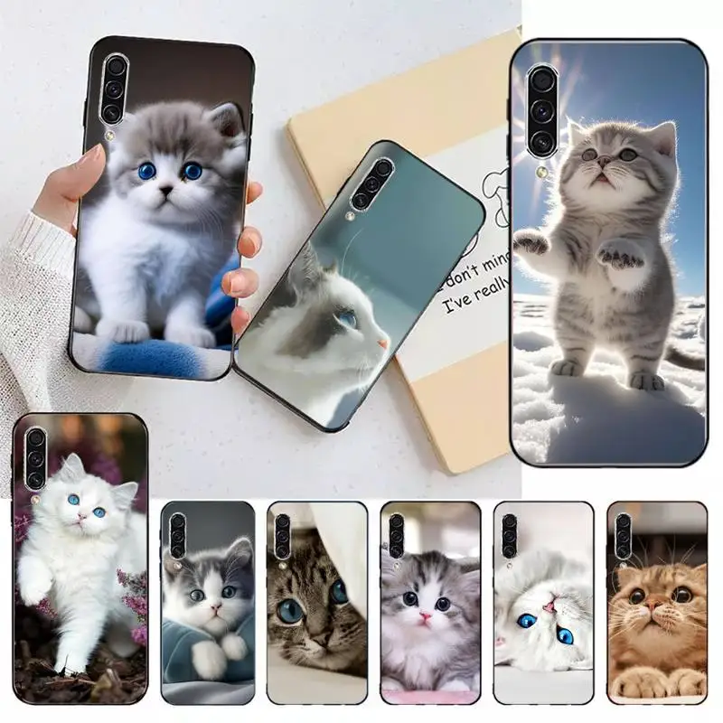 

cute cat animal pet Phone Case For Samsung galaxy A S note 23 53 22 20 52 21 13 51 71 32 12 10 fe ultra plus