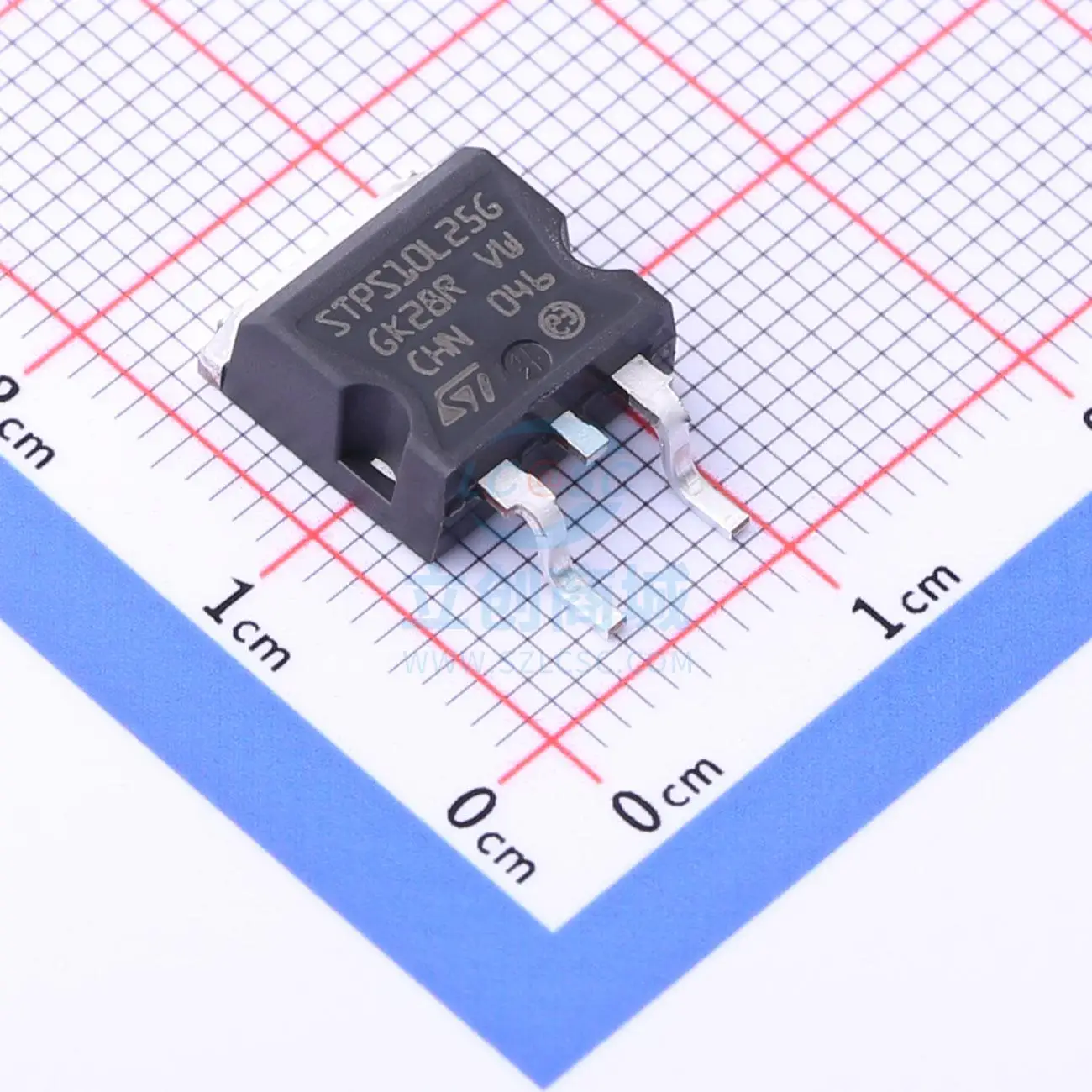 

free shipping 25V 30A 550mV@20A STPS10L25G-TR 10PCS