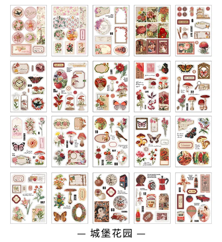 

Винтажные наклейки для скрапбукинга DEHMJJ, 20 шт