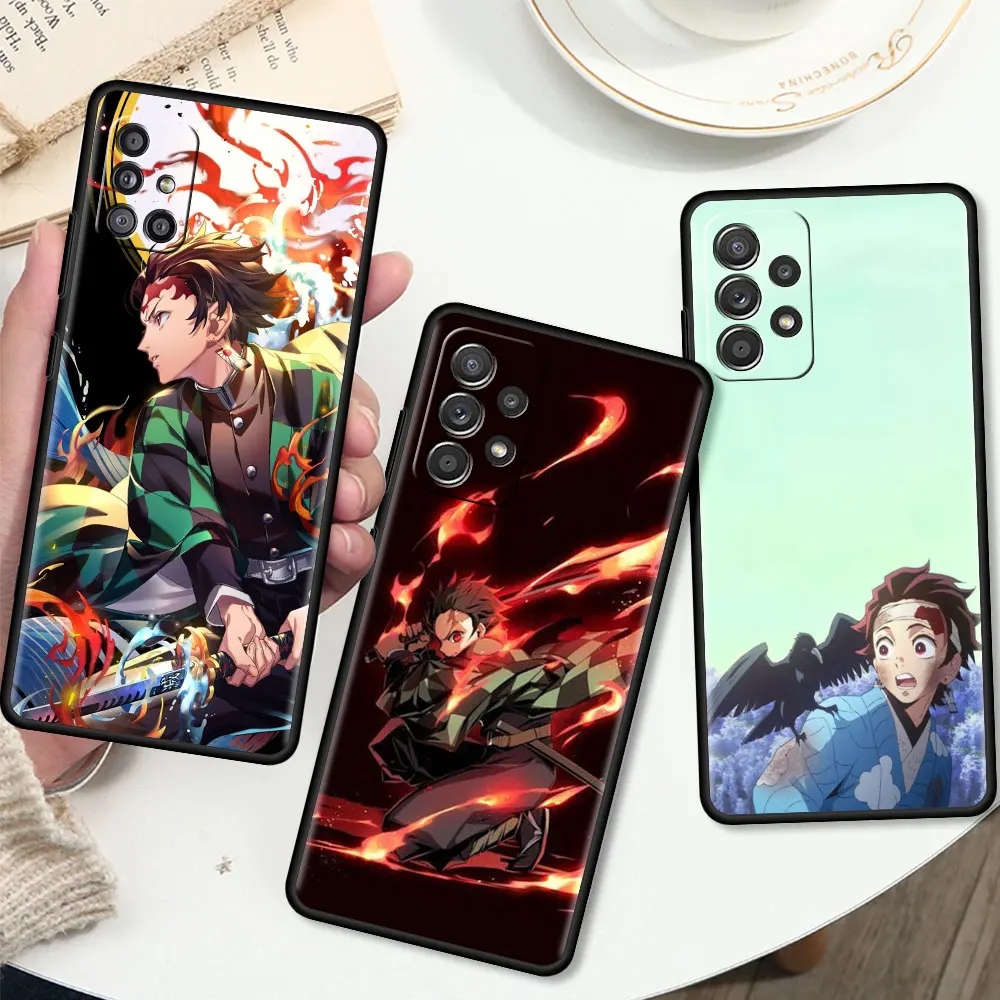 Фото Imetsu No Yaiba Чехол аниме для Samsung Galaxy A12 A51 A32 A31 A52 A21s A71 A02s A72 A11 A41 A22, мягкий чехол для телефона №2